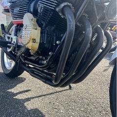 cbx400fマフラー　ガニ武者