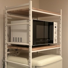 冷蔵庫　ラック　電子レンジ　洗濯機　