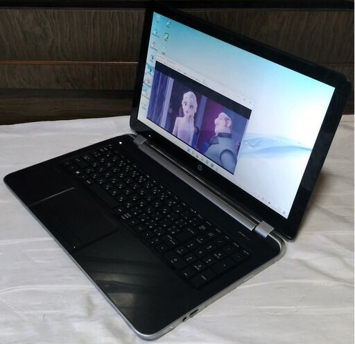 【美品】Windows11 ブルートゥース搭載 HP薄型ノートパソコン BlueLEDマウスプレゼント中 (15.6型 クアッドコア Office)