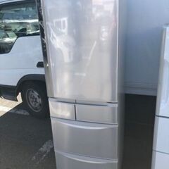 NO 319 🌈福岡市内配送設置無料✨🌈　パナソニック Panasonic エコナビ搭載冷蔵庫 (426L・右開き） 5ドア シャンパン NR-E437T-N