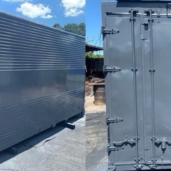 No.563 アルミバン 2t 車 アルミ 箱 バイク 倉庫 トラック コンテナ