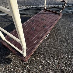 【NISSIN】 日進工業 カートラック ② ストックカート 《2台セット》 運搬カート 6輪 店舗 業務用 N0283