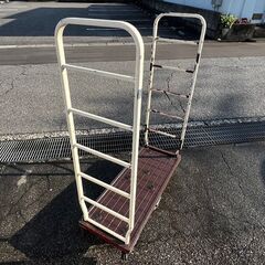 【NISSIN】 日進工業 カートラック ② ストックカート 《2台セット》 運搬カート 6輪 店舗 業務用 N0283