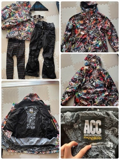 【価格交渉OK、早め希望・極美品】ACCスノーボードウェア