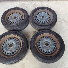 175/65R15ダンロップ4本ほぼ新品キューブ等