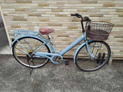 中古自転車 6段変速 26インチ LEDオートライト 軽整備済み 防犯登録対応 町田市 相模原市 MM351