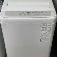 送料・設置込み可　洗濯機　5kg Panasonic 2020年