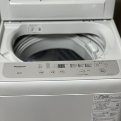 送料・設置込み可　洗濯機　5kg Panasonic 2020年