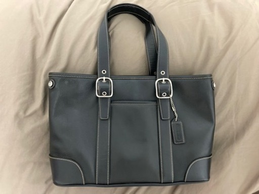 週末値下げ【美品】コーチ COACH トートバッグ ビジネスバッグ ブリーフケース レザー 革 ブラック 黒 メンズ レディース