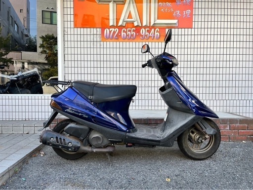 ★9万円　アドレスv100 CE13A 最終モデル！セル1 実働車　バッテリー新品！リアタイヤ新品！アドレス　小型　スクーター　2スト