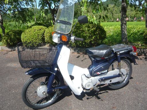 ホンダ スーパーカブ A-C50 カスタム ４サイクルE ４速ギヤで低燃費！ セル一発 角目ライト 絶版 (ホンダ50は生産打ち切りに) 難あり