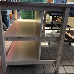 ニトリ　ワークテーブル　作業台 楽天市場】[幅120cm] ワークテーブル (シナモ12078WH ステン) ニトリ