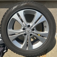 メルセデスベンツ Cクラスw205 スタッドレスタイヤホイール 4本セット 