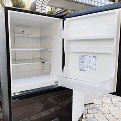 早い者勝ち！2019年製★ハイセンス★Hisense★3ドア冷凍冷蔵庫★HR-G2801-BR★️282L★右開きタイプカラー★ダークブラウン★ガラストップ