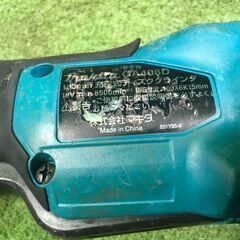 マキタ GA408 充電式ディスクグラインダー バッテリー1個付き【市川行徳店】【店頭取引限定】【中古】管理番号：IT6XZD2NM0CL