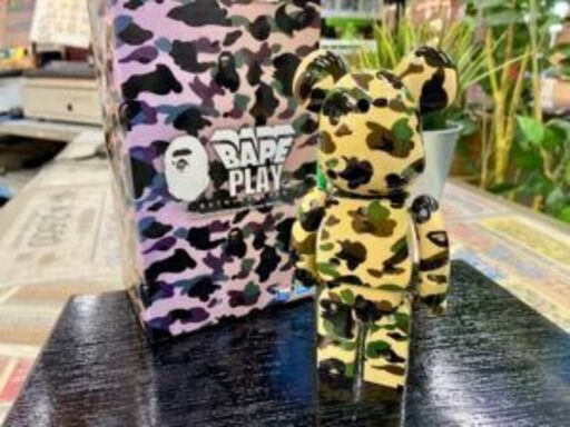 BE@RBRICK BAPE 超合金 CAMO YELLOW