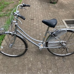 27インチ自転車&空気入れ　ブリヂストン　オートライト　内装３段