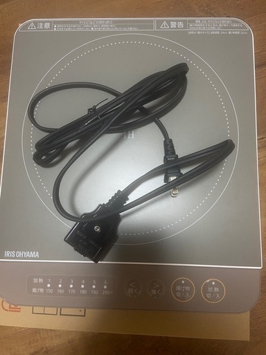 極美品　2023製　アイリスオーヤマ　IHコンロ　1400W IHK-T37-T