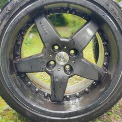 HERMAN　ハーマン　ホイール3本　17インチ　PCD100 +43 8J 4穴　