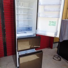 MITSUBISHI ELECTRIC 三菱　300L 3ドア 冷凍冷蔵庫　MR-CX30E-BR　2020年製　中古