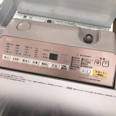 洗濯機　パナソニック　7kg　2018年製　3ヶ月保証付き