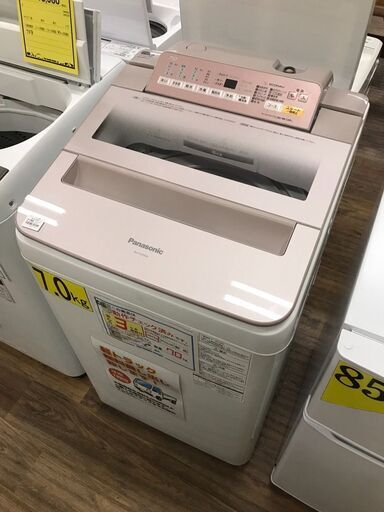 洗濯機　パナソニック　7kg　2018年製　3ヶ月保証付き