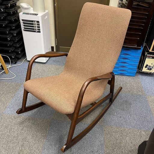 【中古品】大塚家具 秋田木工 ロッキングチェア 揺り椅子