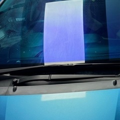 フロントフィルム貼りします