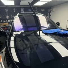 フロントフィルム貼りします