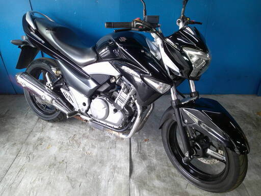 SUZUKI GSR250 黒 エンジン始動動画 自賠責保険で乗れます 半額配送キャンペーン 期間限定 現状渡し諸経費￥0- 横浜 P-Yard