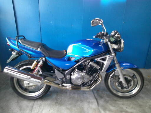 KAWASAKI バリオス2 青 エンジン始動確認 自賠責保険で乗れます 半額