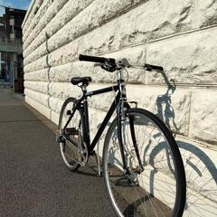 クロスバイク 28インチ 自転車 7段変速 Vブレーキ【状態:良好】