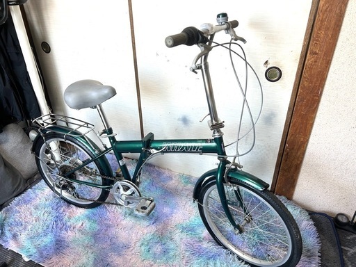 SHIMAMURA、WHALE　20インチ折りたたみ自転車、SHIMANO6段変速付