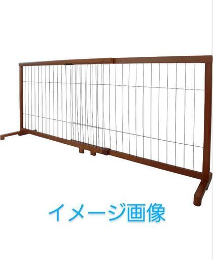 62f  ワンモード ペットゲート PG-107 ★幅約107~196cm高さ70cm★ ハイタイプ (ブラウン/ブラック)★訳あり品★未使用品y080101f