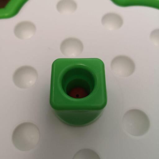 ボーネルンドボブルスドーナツソフトソーサー青型はめパズルブロック 