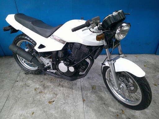SUZUKI NZ250 白 格安提供車 エンジン始動確認済み 半額配送キャンペーン 期間限定車体価格 現状渡し諸経費￥0- 横浜 P-Yard
