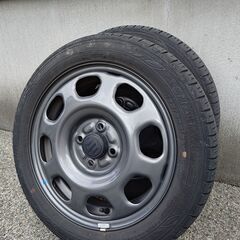 『値下げ』ハスラー純正ホイール＆タイヤ（１６５＊６０＊１５）　４本セット