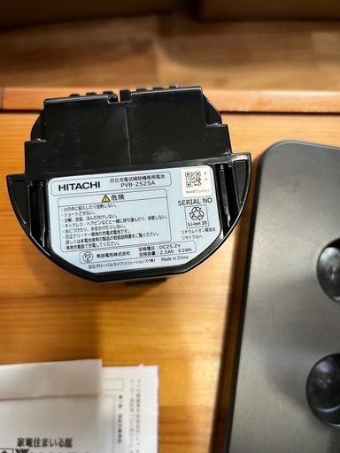 掃除機バッテリー、付属品