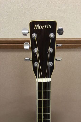 Morris モーリス W-30 アコースティックギター ハードケース付 日本製 ナチュラル系 アコギ 弦楽器 (P1836axwY)