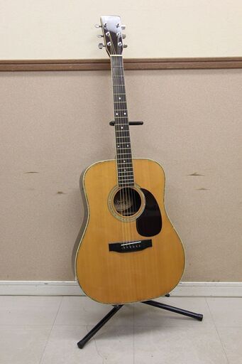 Morris モーリス W-30 アコースティックギター ハードケース付 日本製 ナチュラル系 アコギ 弦楽器 (P1836axwY)