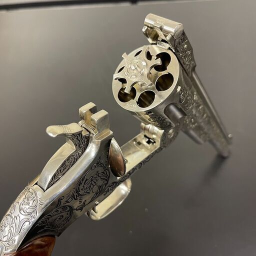 【中古美品】Frankrlin Mint フランクリンミント WYATT EARP.44 REVOLVER ワイアット・アープ 44レボルバー リボルバー 観賞用モデルガン 動作OK 中古美品】Frankrlin Mint フランクリンミント WYATT EARP.44 REVOLVER