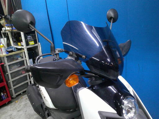 YAMAHA BW`S125-Fi 白 自賠責保険加入で乗れます 半額配送キャンペーン