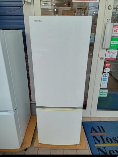 ★【東芝】2ドア冷蔵庫  2017年製  171L［GR-M17BS］【3か月保証★配達に設置込】自社配送時代引き可※現金、クレジット、スマホ決済対応※