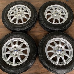 社外アルミホイール　スタッドレスタイヤ　ZACK JP-102 145/80R13