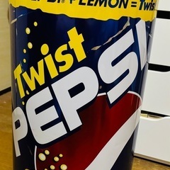 PEPSI ドリンク　ブリキ缶　レトロ