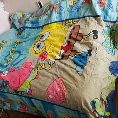 スポンジボブ 肌掛け布団 ハワイ購入