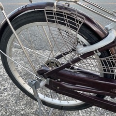 ブリヂストン BRIDGESTONE シティサイクル 自転車 アルミーユ ミニ 22インチ AU20T 【管理0002】