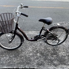 ブリヂストン BRIDGESTONE シティサイクル 自転車 アルミーユ ミニ 22インチ AU20T 【管理0002】