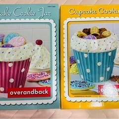 Cupcake Cookie Jar】クッキージャー 陶器製