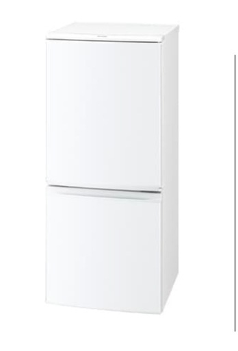 シャープ SHARP 冷蔵庫 （137L・つけかえどっちもドア） 2ドア ホワイト系 SJ-D14A-W